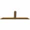 Ekena Millwork Portland Smooth Timber Gable Bracket, Western Red Cedar, 72"W x 27"H x 1 1/2"D x 5 1/2"F, 9/12 Pitch GBW072X27X0206POR00SWR - alternate 3